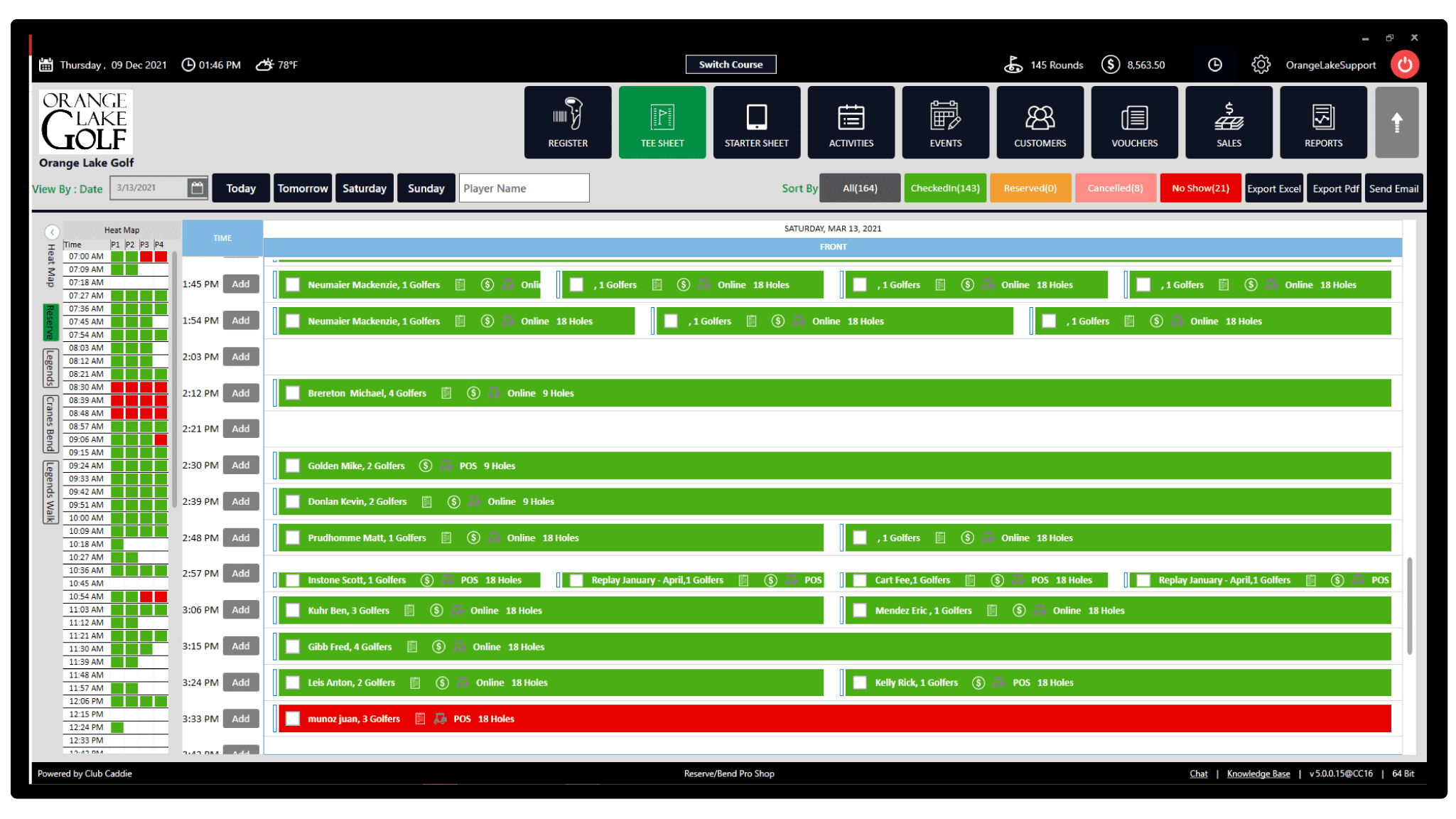 TSS-1 Tournament Software Card Blank – Golf Associates