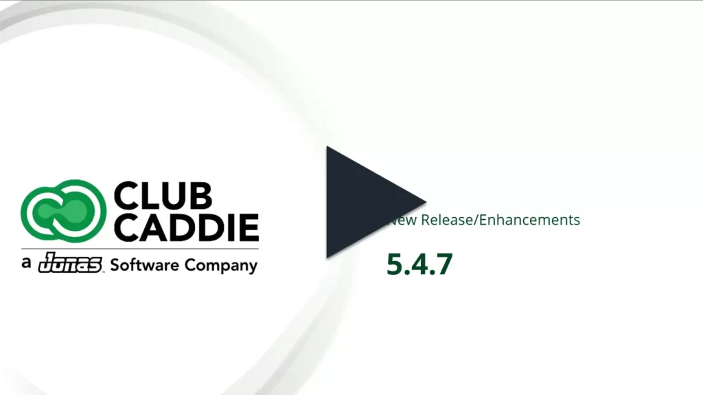 Club Caddie New Release Video