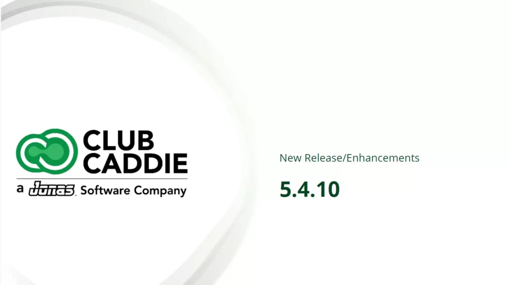 Club Caddie New Releases